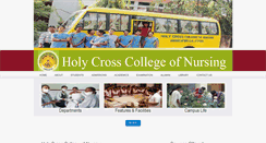 Desktop Screenshot of holycrossnursingcollege.org